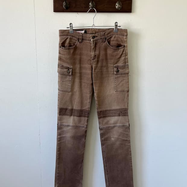 Tickled chatter 스티치 카고 팬츠