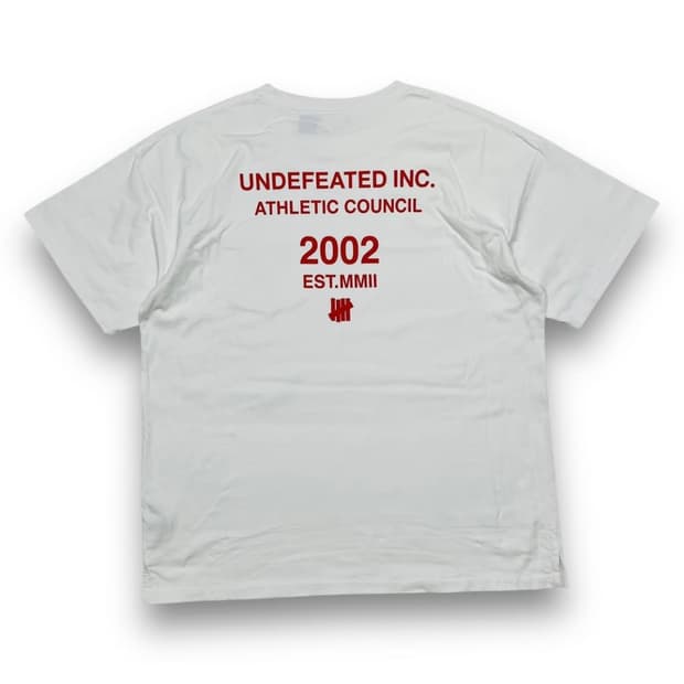 UNDEFEATED X CHAMPION 2002 반팔 티셔츠