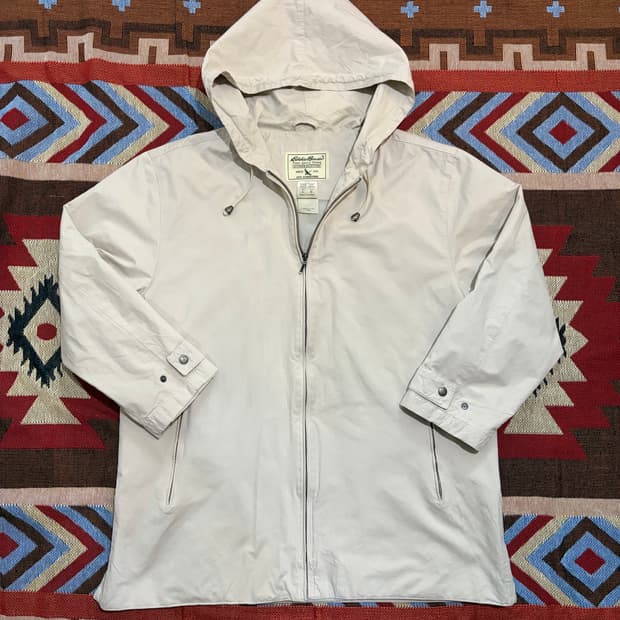 여성L) 에디바우어 후드 바람막이 레인자켓