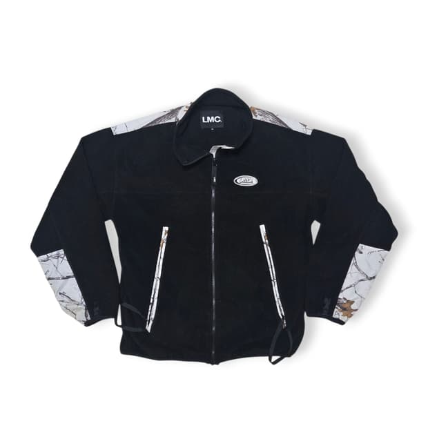 LMC 엘엠씨 리프 패턴 빅로고 플리스 집업 자켓