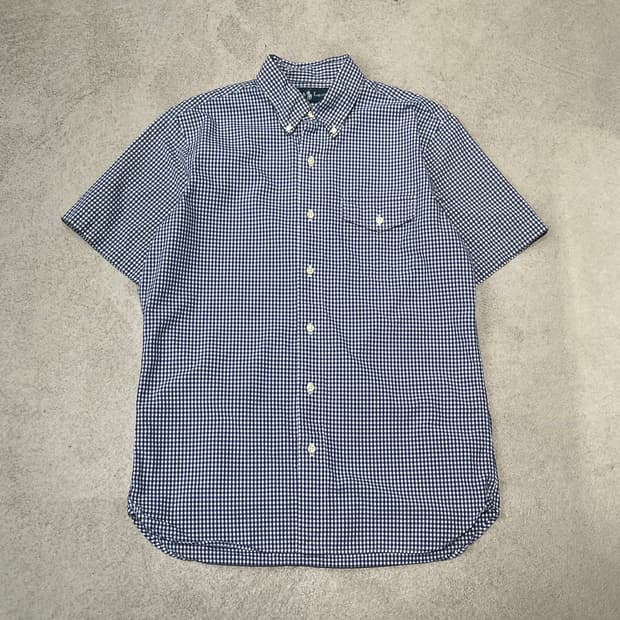 폴로 랄프로렌 체크 하프셔츠 s11456