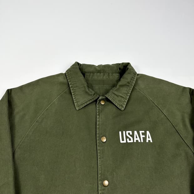 VTG 빈티지 USAFA 백로고 카키 자켓 (M)