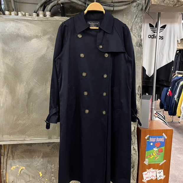 버버리 트렌치 롱코트 네이비 #csz2579