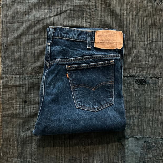 🇺🇸 80s USA 빈티지 리바이스 517 부츠컷 데님 팬츠