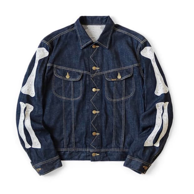 캐피탈 본 데님 자켓 