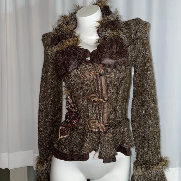 빈티지니트집업