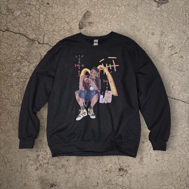 트래비스 스캇x맥도날드 스웨트셔츠