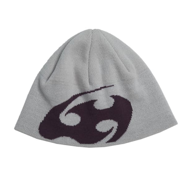 산산기어 로고 비니 라이트 그레이 미개봉 새상품 - 24FW