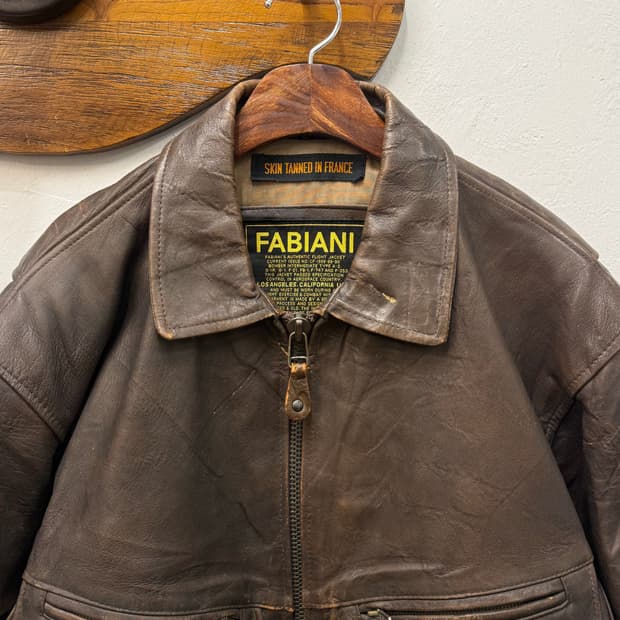 Fabiani Leather Flight A-2 Jacket