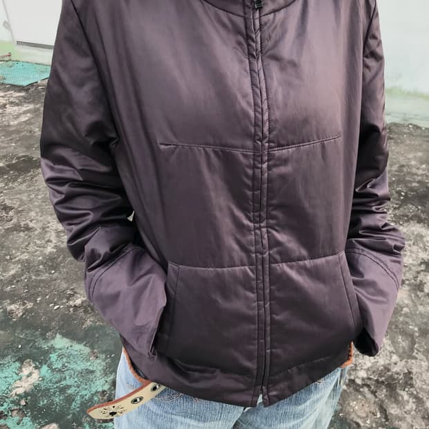 딥퍼플 라이트 패딩