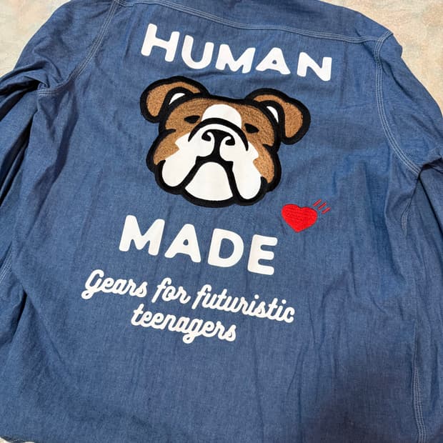 [XL] 휴먼메이드 샴브레이 셔츠