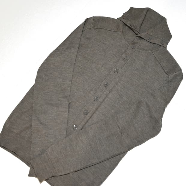 Balenciaga 2006 high neck cardigan 