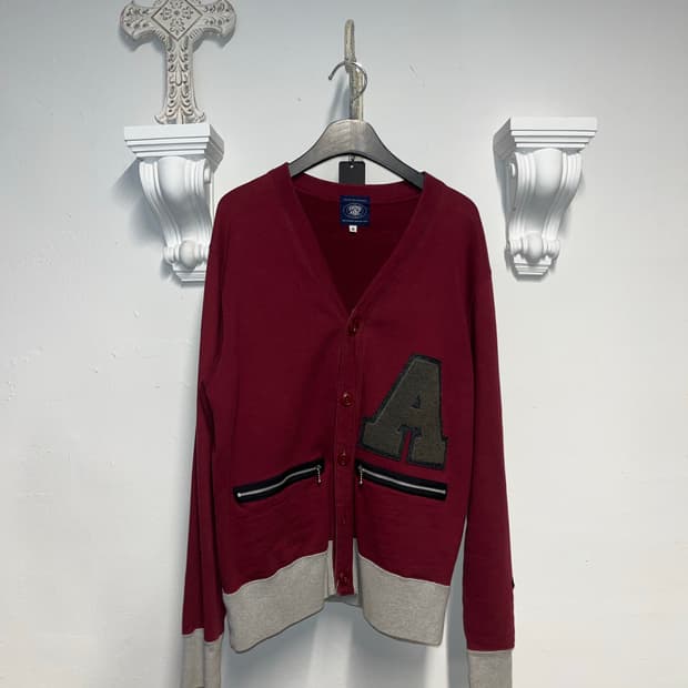 베이프 Bape 빅로고 가디건