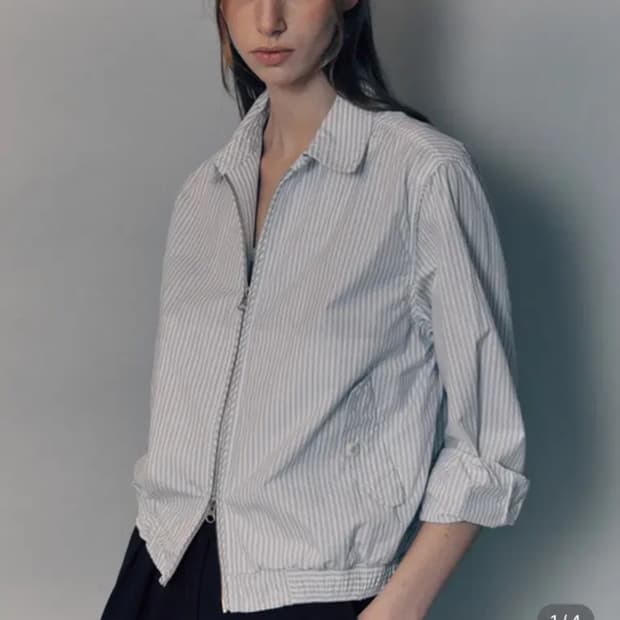 낫띵리튼 Marche summer blouson(White stripe)