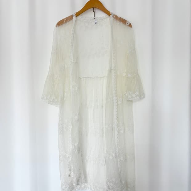 vintage lace cardigan