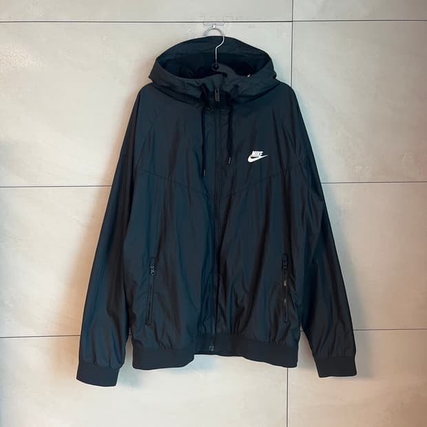 [2XL] 나이키 윈드러너 바람막이 블랙