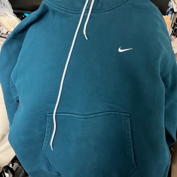 나이키 NRG 솔로 스우시 플리스 후드 발레리안 블루