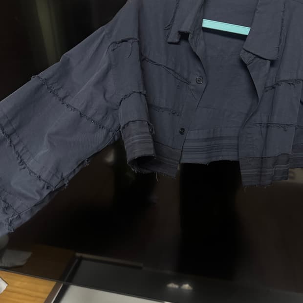 더일마 크롭셔츠 남방 