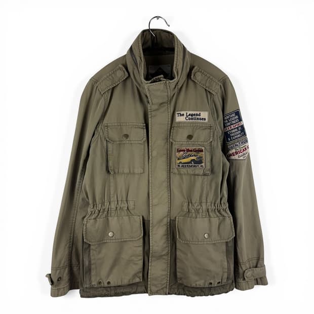 S) 지프 올드스쿨 사파리 헌팅 자켓