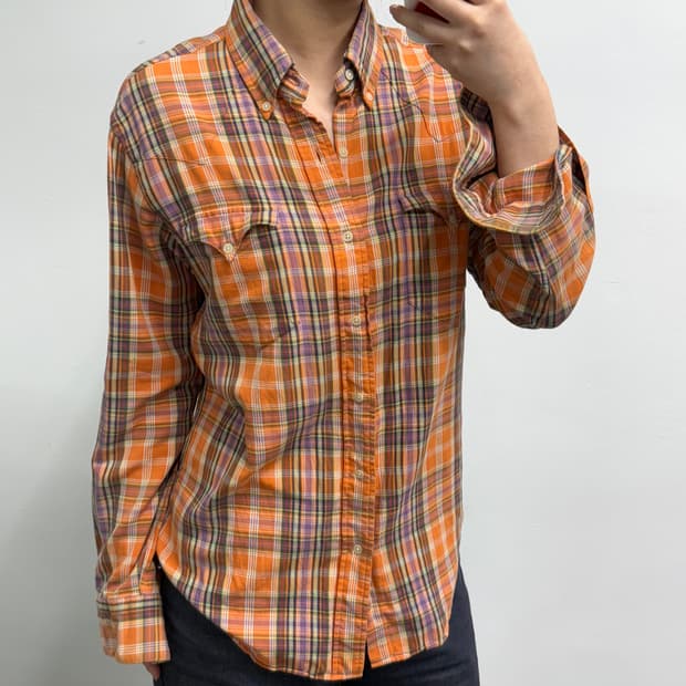 [L] 폴로 체크 웨스턴 셔츠