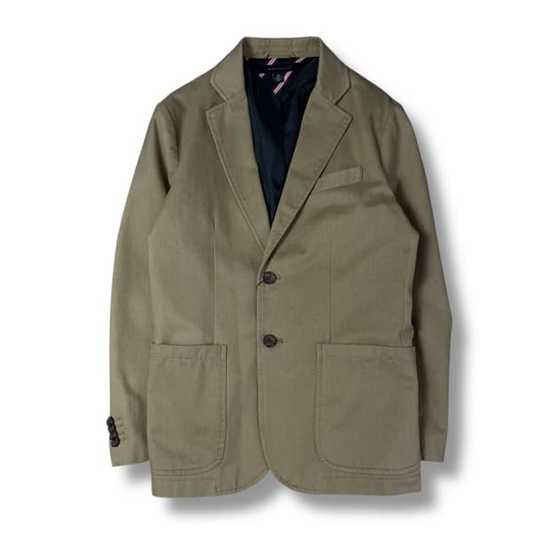  타미힐피거 베이지 더블버튼 자켓 46