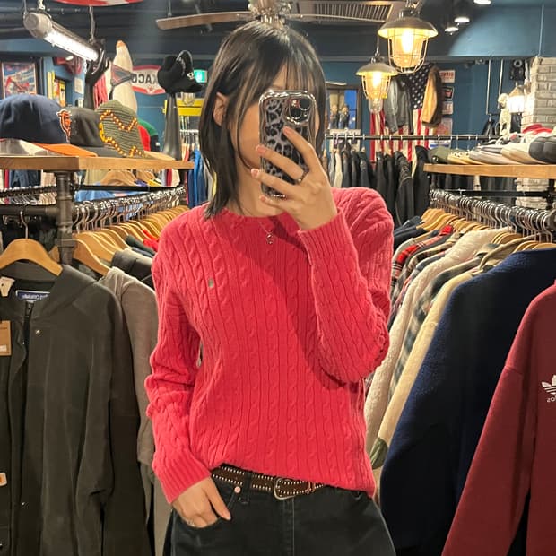 POLO 폴로 랄프로렌 케이블 니트 