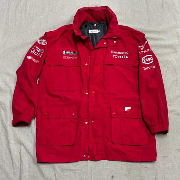 도요타 재팬 빈티지 레이싱 나일론 자켓 L