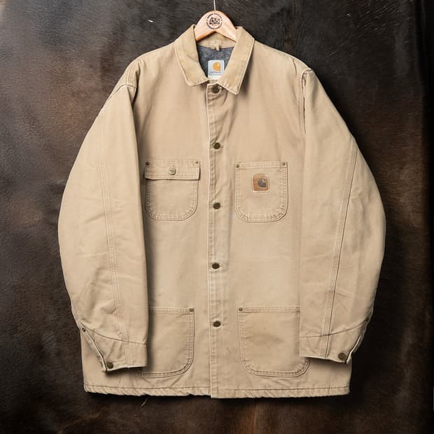 [120] 00s 칼하트 USA 메이드 C02 블랭킷 라이닝 쵸어코트 