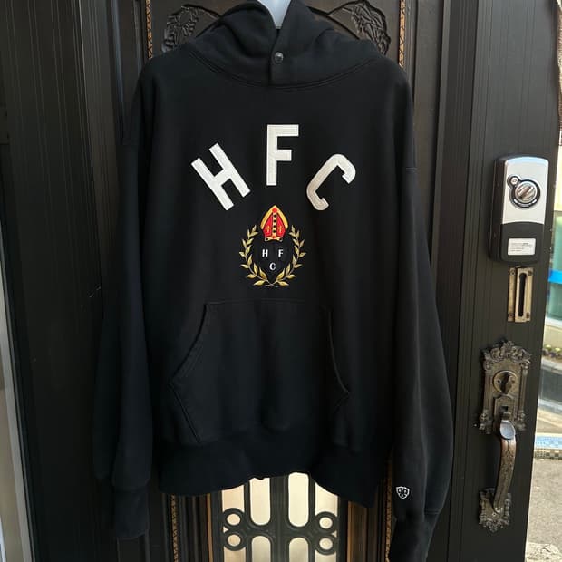 헤리티지플로스 10주년 후드 블랙 x-large