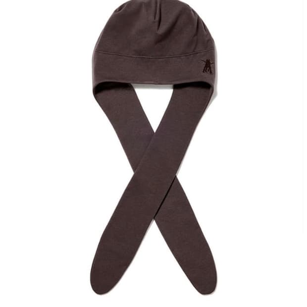 오픈와이와이 저지 이어플랩 비니 차콜