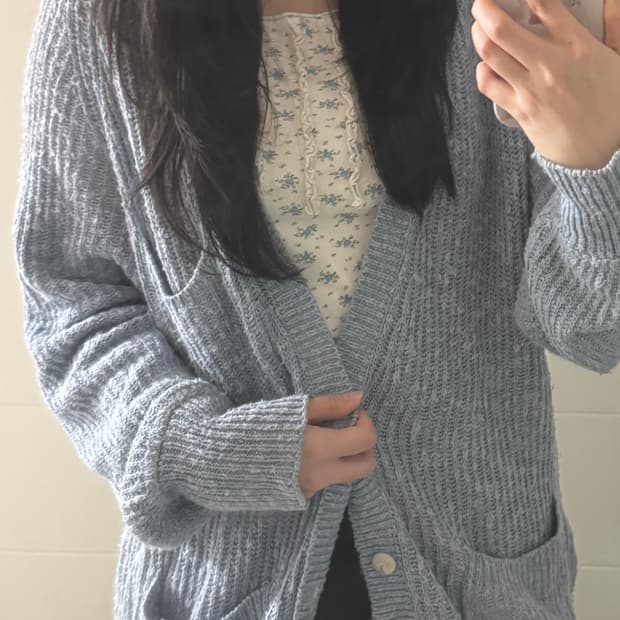 모리 롱가디건