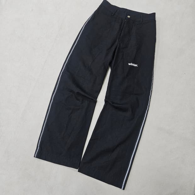 M 네스티팜X노메뉴얼 블랙 치노팬츠 0401Y