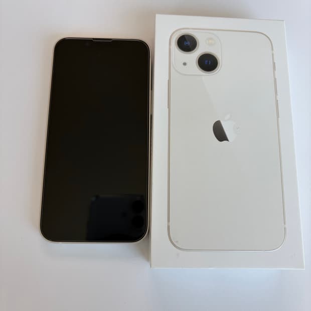 애플 아이폰13미니 스타라이트 화이트 256G