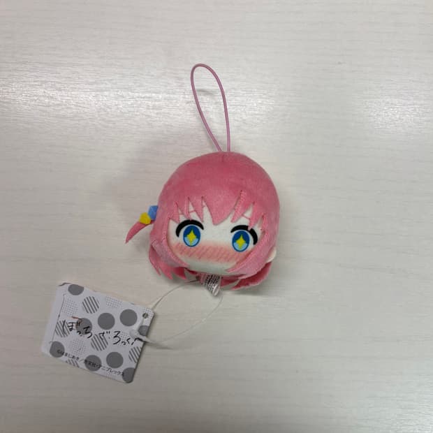 봇치더락 히토리 페이스 키링 인형