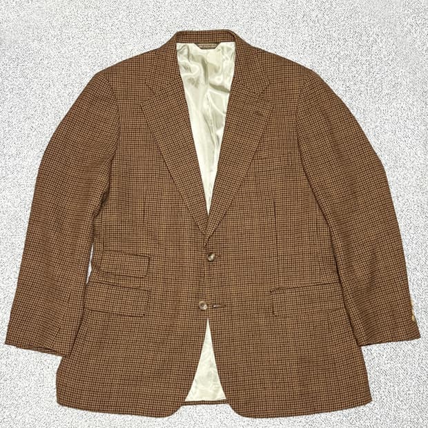 폴 스튜어트 브라운 하운드투스 2버튼 블레이저 자켓