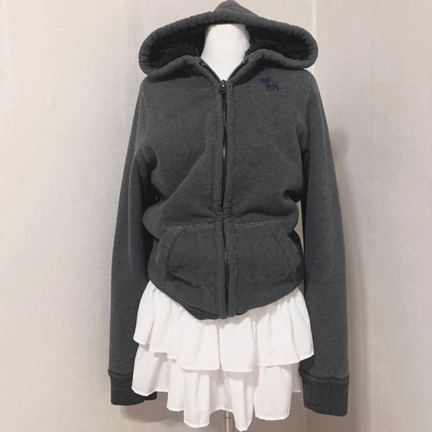 아베크롬비 진그레이 보아털 후집 S