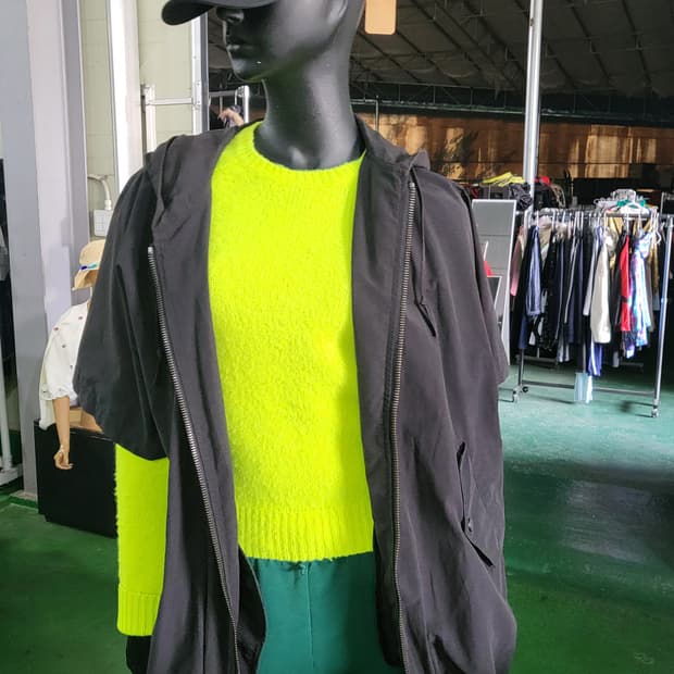 DKNY 판초 스타일 자켓