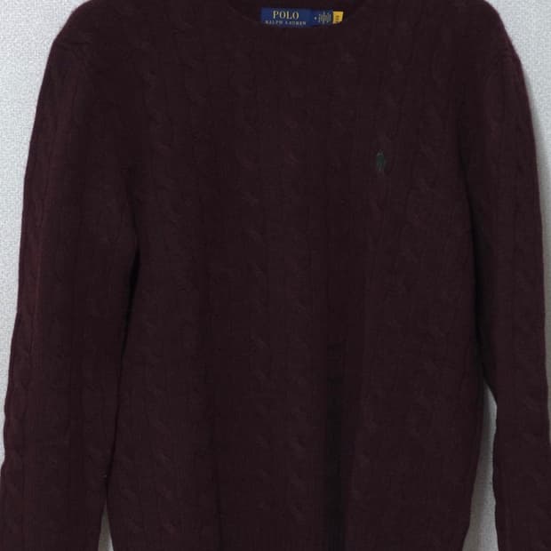 폴로 랄프로렌 캐시미어 울 니트 M