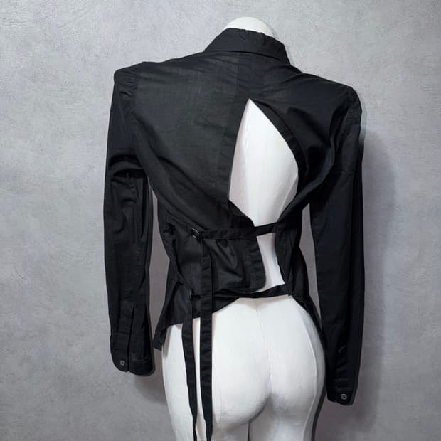 Ann demeuelemeester back strap shirt