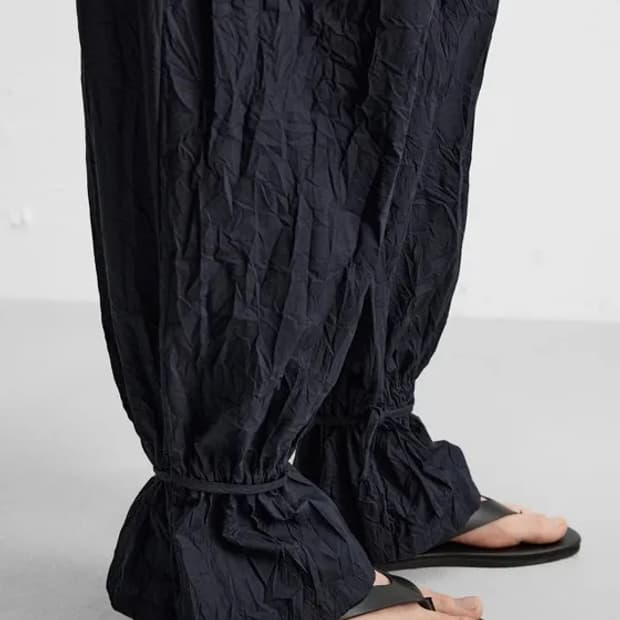 자라 주름 혼방팬츠 