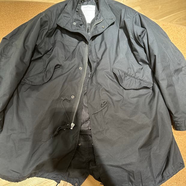 아웃스탠딩 25fw m-65 피쉬테일파카 L사이즈