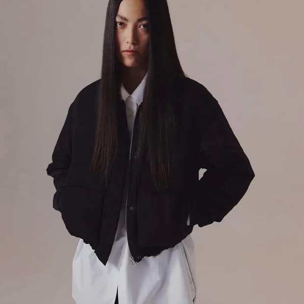 인사일런스우먼 크롭 점퍼