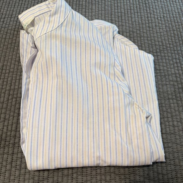 피그먼트 차이나카라 스트라이프셔츠 FREE