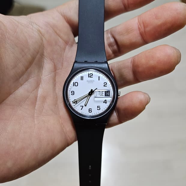 SWACH 스와치 원스 어게인 블랙