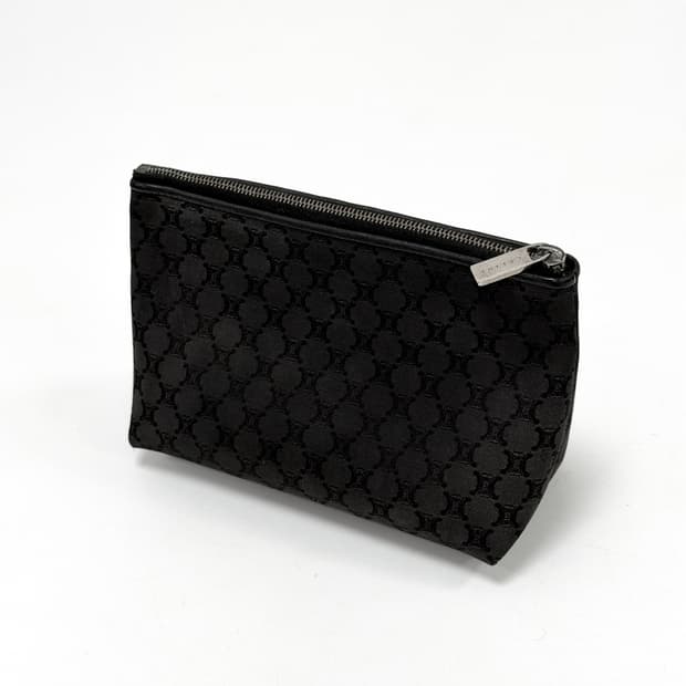 셀린느 블랙 마카담 캔버스 파우치