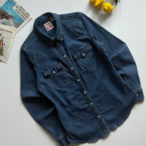 Levi's 리바이스 데님 웨스턴 셔츠