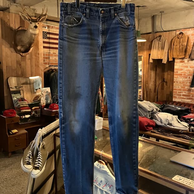 90s USA Levis 505 Orange Tab Denim Pants