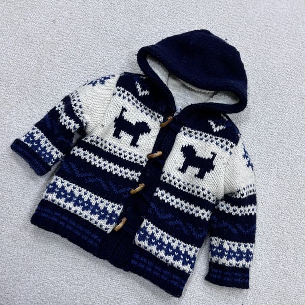 실측확인 블루독베이비 키즈 니트 0402E