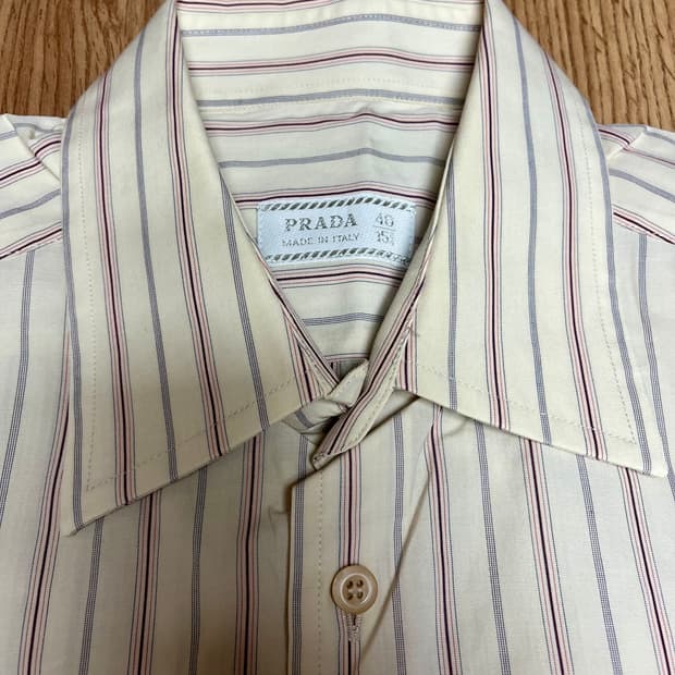 프라다 Prada 남자 스트라이프 셔츠 사이즈40