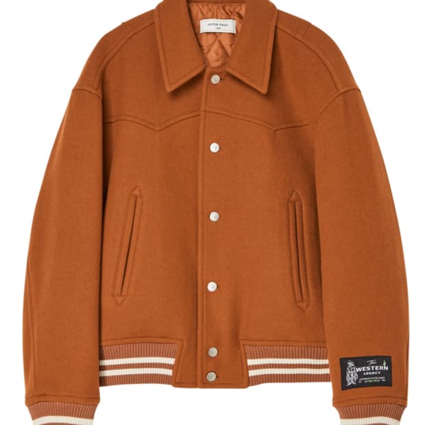 애프터프레이 웨스턴 테디 블루종 텐저린